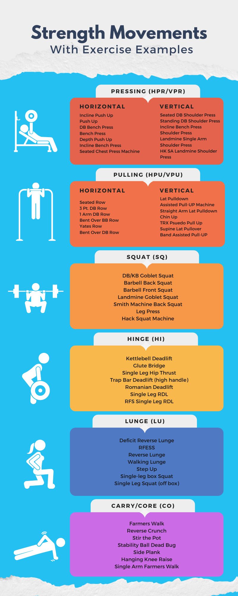 Strength Movements Infographic